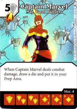 2015 Dice Masters Age of Ultron #40of142 Captain Marvel Front
