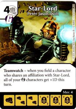 2015 Dice Masters Age of Ultron #67of142 Star-Lord Front
