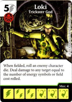 2015 Dice Masters Age of Ultron #88of142 Loki Front