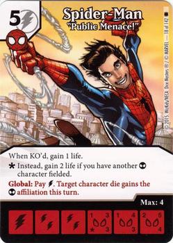 2015 Dice Masters The Amazing Spider-Man #18of142 Spider-Man Front