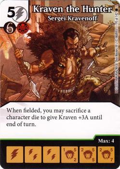 2015 Dice Masters The Amazing Spider-Man #95of142 Kraven the Hunter Front