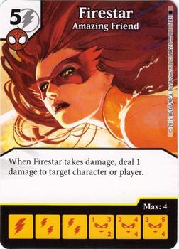 2015 Dice Masters The Amazing Spider-Man #117of142 Firestar Front