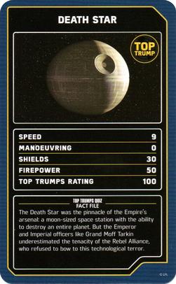 2022 Top Trumps Specials Star Wars Starships #NNO Death Star Front