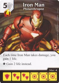 2014 Dice Masters Avengers vs. X-Men #14 Iron Man Front