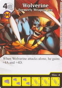 2014 Dice Masters Avengers vs. X-Men #126 Wolverine Front
