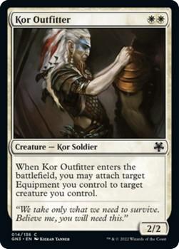2022 Magic The Gathering Game Night: Free-for-All #14 Kor Outfitter Front