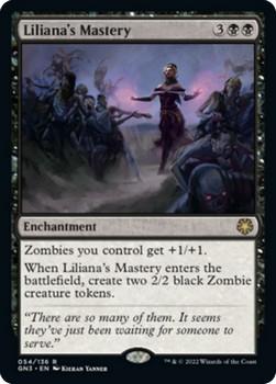 2022 Magic The Gathering Game Night: Free-for-All #54 Liliana's Mastery Front