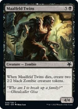 2022 Magic The Gathering Game Night: Free-for-All #56 Maalfeld Twins Front
