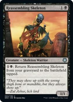 2022 Magic The Gathering Game Night: Free-for-All #60 Reassembling Skeleton Front