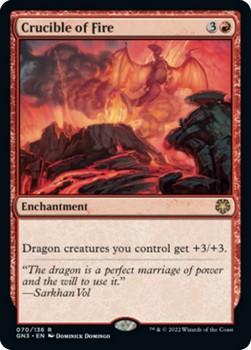 2022 Magic The Gathering Game Night: Free-for-All #70 Crucible of Fire Front