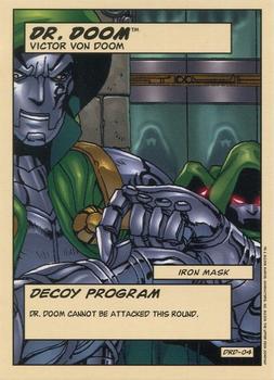 2006 Upper Deck Entertainment Marvel Legends Showdown Power Cards #DRD-04 Dr. Doom (Decoy Program) Front