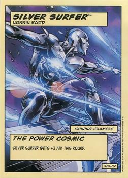 2006 Upper Deck Entertainment Marvel Legends Showdown Power Cards #SIS-02 Silver Surfer (The Power Cosmic) Front