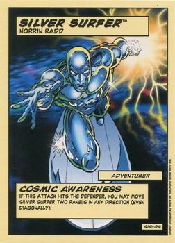 2006 Upper Deck Entertainment Marvel Legends Showdown Power Cards #SIS-04 Silver Surfer (Cosmic Awareness) Front
