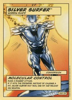2006 Upper Deck Entertainment Marvel Legends Showdown Power Cards #SIS-05 Silver Surfer (Molecular Control) Front