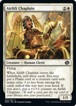 2022 Magic The Gathering The Brothers' War #2 Airlift Chaplain Front