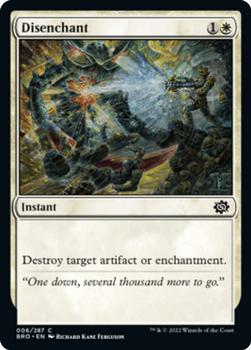 2022 Magic The Gathering The Brothers' War #6 Disenchant Front