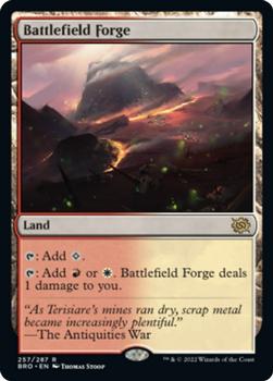 2022 Magic The Gathering The Brothers' War #257 Battlefield Forge Front