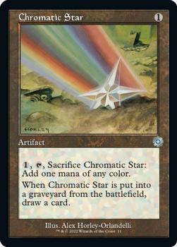 2022 Magic The Gathering The Brothers' War - Retro Frame Artifacts #11 Chromatic Star Front