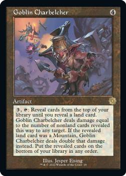 2022 Magic The Gathering The Brothers' War - Retro Frame Artifacts #18 Goblin Charbelcher Front