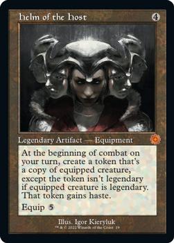 2022 Magic The Gathering The Brothers' War - Retro Frame Artifacts #19 Helm of the Host Front
