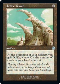 2022 Magic The Gathering The Brothers' War - Retro Frame Artifacts #23 Ivory Tower Front