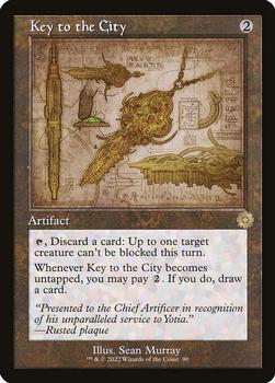 2022 Magic The Gathering The Brothers' War - Retro Frame Artifacts #90 Key to the City Front