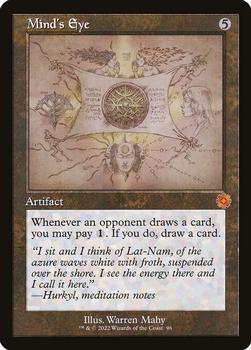 2022 Magic The Gathering The Brothers' War - Retro Frame Artifacts #96 Mind's Eye Front