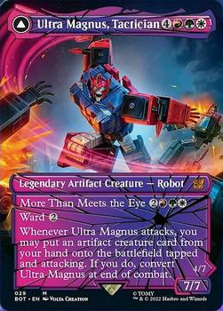 2022 Magic The Gathering The Brothers' War - Other Universes: Transformers #29 Ultra Magnus, Tactician / Ultra Magnus, Armored Carrier Front
