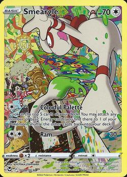 2022 Pokemon Sword & Shield Silver Tempest - Trainer Gallery #TG10/TG30 Smeargle Front