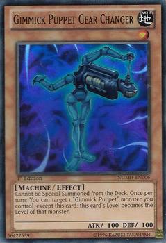 2013 Yu-Gi-Oh! Number Hunters English 1st Edition #NUMH-EN006 Gimmick Puppet Gear Changer Front