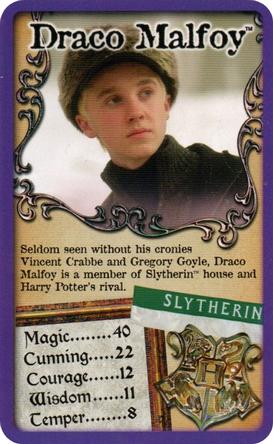 2018 Top Trumps Harry Potter and the Prisoner of Azkaban #NNO Draco Malfoy Front