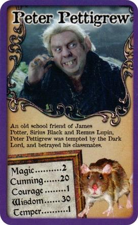 2018 Top Trumps Harry Potter and the Prisoner of Azkaban #NNO Peter Pettigrew Front