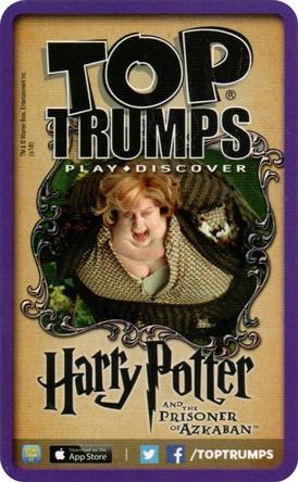 2018 Top Trumps Harry Potter and the Prisoner of Azkaban #NNO Professor Remus Lupin Back