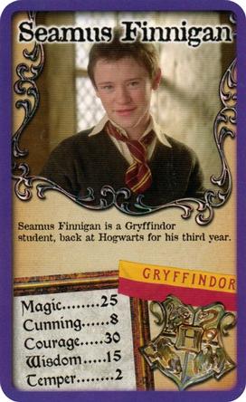 2018 Top Trumps Harry Potter and the Prisoner of Azkaban #NNO Seamus Finnigan Front
