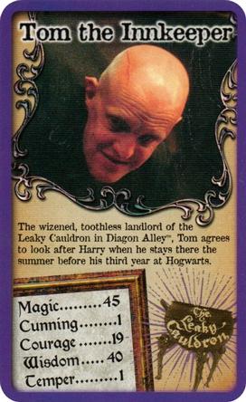 2018 Top Trumps Harry Potter and the Prisoner of Azkaban #NNO Tom the Innkeeper Front