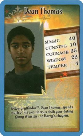 2018 Top Trumps Harry Potter and the Half-Blood Prince #NNO Dean Thomas Front