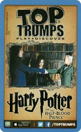 2018 Top Trumps Harry Potter and the Half-Blood Prince #NNO Horace Slughorn Back