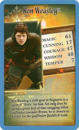 2018 Top Trumps Harry Potter and the Half-Blood Prince #NNO Ron Weasley Front