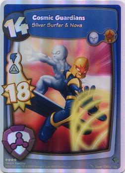 2012 Marvel Super Hero Squad Online Hero's Destiny Expansion #NNO Cosmic Guardians (Silver Surfer & Nova) Front