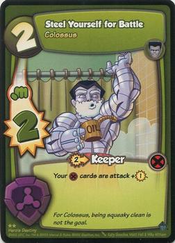 2012 Marvel Super Hero Squad Online Hero's Destiny Expansion #NNO Steel Yourself for Battle (Colossus) Front