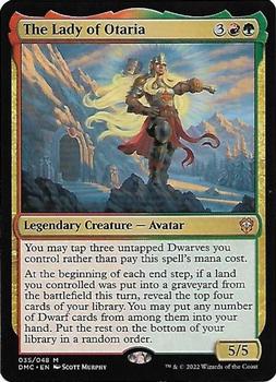 2022 Magic The Gathering Dominaria United Commander #35 The Lady of Otaria Front