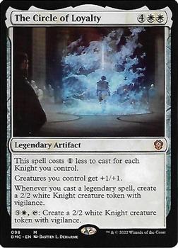 2022 Magic The Gathering Dominaria United Commander #98 The Circle of Loyalty Front