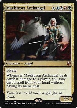 2022 Magic The Gathering Dominaria United Commander #158 Maelstrom Archangel Front