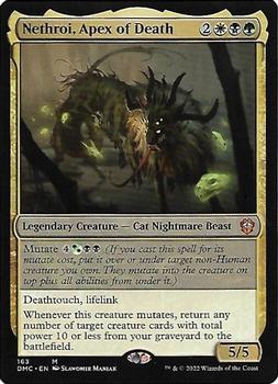 2022 Magic The Gathering Dominaria United Commander #163 Nethroi, Apex of Death Front