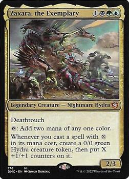 2022 Magic The Gathering Dominaria United Commander #176 Zaxara, the Exemplary Front