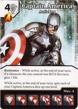 2016 Dice Masters Civil War #4/142 Captain America Front