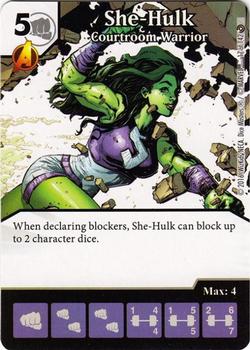 2016 Dice Masters Civil War #17/142 She-Hulk Front