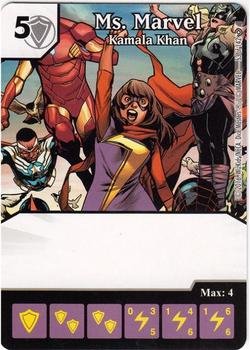 2016 Dice Masters Civil War #53/142 Ms. Marvel Front