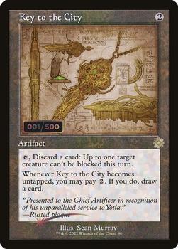 2022 Magic The Gathering The Brothers' War - Retro Frame Artifacts Foil (SN500) #90 Key to the City Front