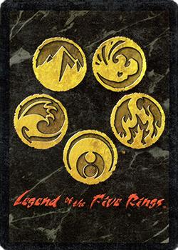 2001 Legend of the 5 Rings An Onis Fury #93 Naga Tattoo Back